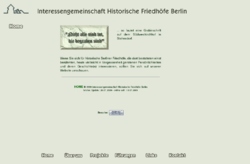 Interessengemeinschaft Historische Friedhöfe