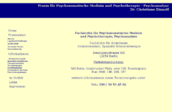 Praxis für Psychosomatische Medizin und Psychotherapie, Psychoanalyse