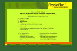 PhysioPlus - mobiler Service Berlin - mobile Massage, Physiotherapie, Lymphdrainage