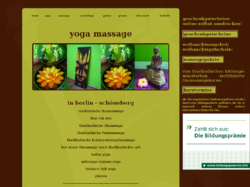 Traditionelle Thaimassage Berlin Schöneberg Yoga