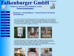 Falkenburger GmbH / Natursteinhandel - Grabmale