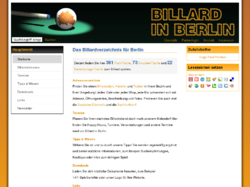 Billard in Berlin