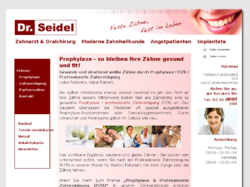 Dr. Seidel: Prophylaxe Zahnreinigung in Berlin und Potsdam