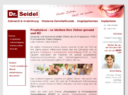 Dr. Seidel: Prophylaxe Zahnreinigung in Berlin und Potsdam