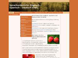 Sprachunterricht in Berlin - Unterricht Spanisch, Englisch, Deutsch (DaF)