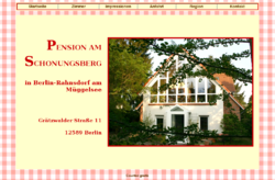 Pension in Berlin Köpenick Ortsteil Rahnsdorf