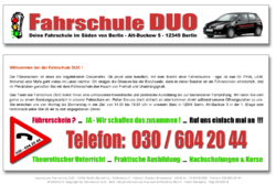 Fahrschule DUO - im Süden von Berlin