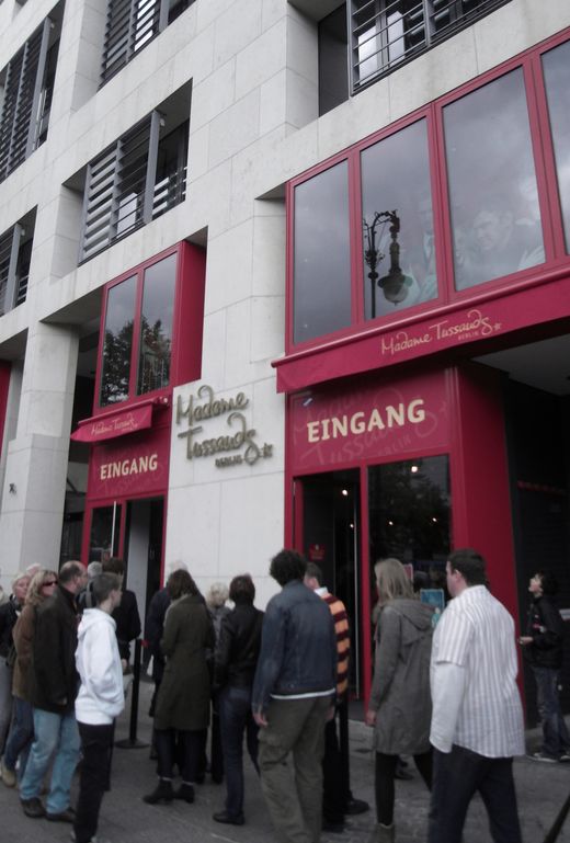 Eingang Madame Tussauds in Berlin