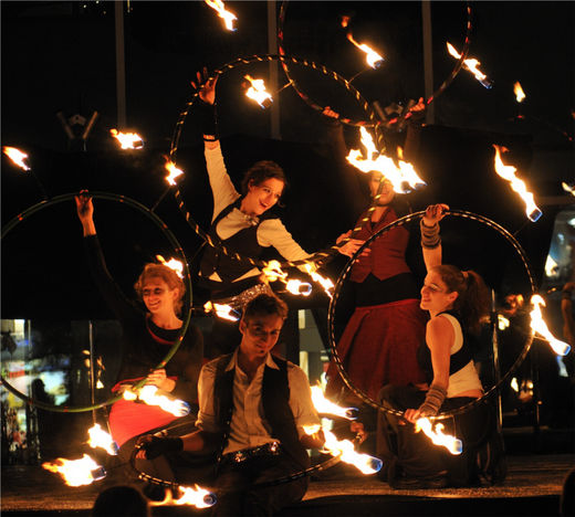 Flambal Olek - Feuershow Berlin - Festival