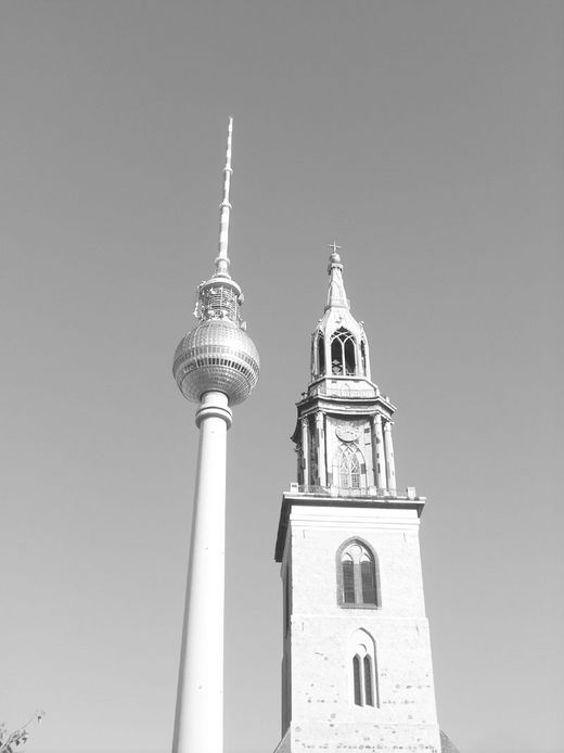 Fernsehturm und Marienkirche