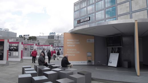 Ausstellung Friedliche Revolution auf dem Alexanderplatz